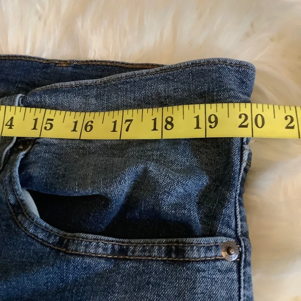 Levi Strauss Signature Gold‎ Slim Mens Jeans Dark Wash Blue Denim Stretch 40x30